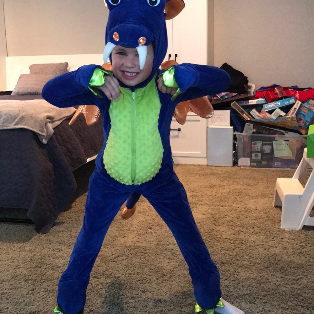 Dragon costume size 5t